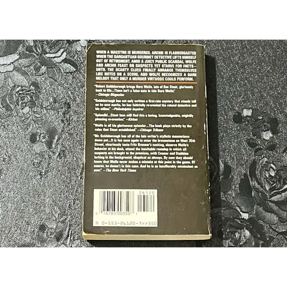 Murder in E Minor by Robert Goldsborough (1987, Mass Market)